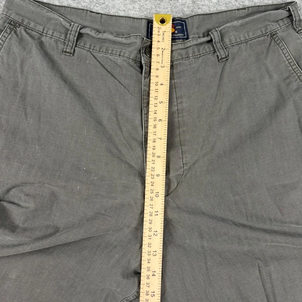 Route 66 Flat Front Chino Shorts Mens 36 Grey Utility‎ Workwear Casual Outdoor
